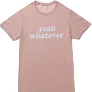 Pink graphic tee